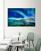 Obraz na stenu Polárna žiara, aurora borealis